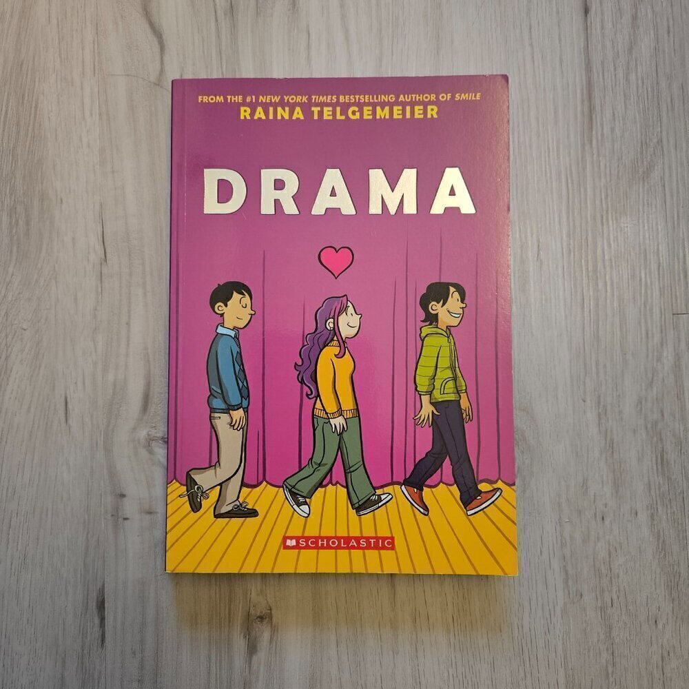 Drama: A Graphic Novel Paperback Book by Raina Telgemeier
